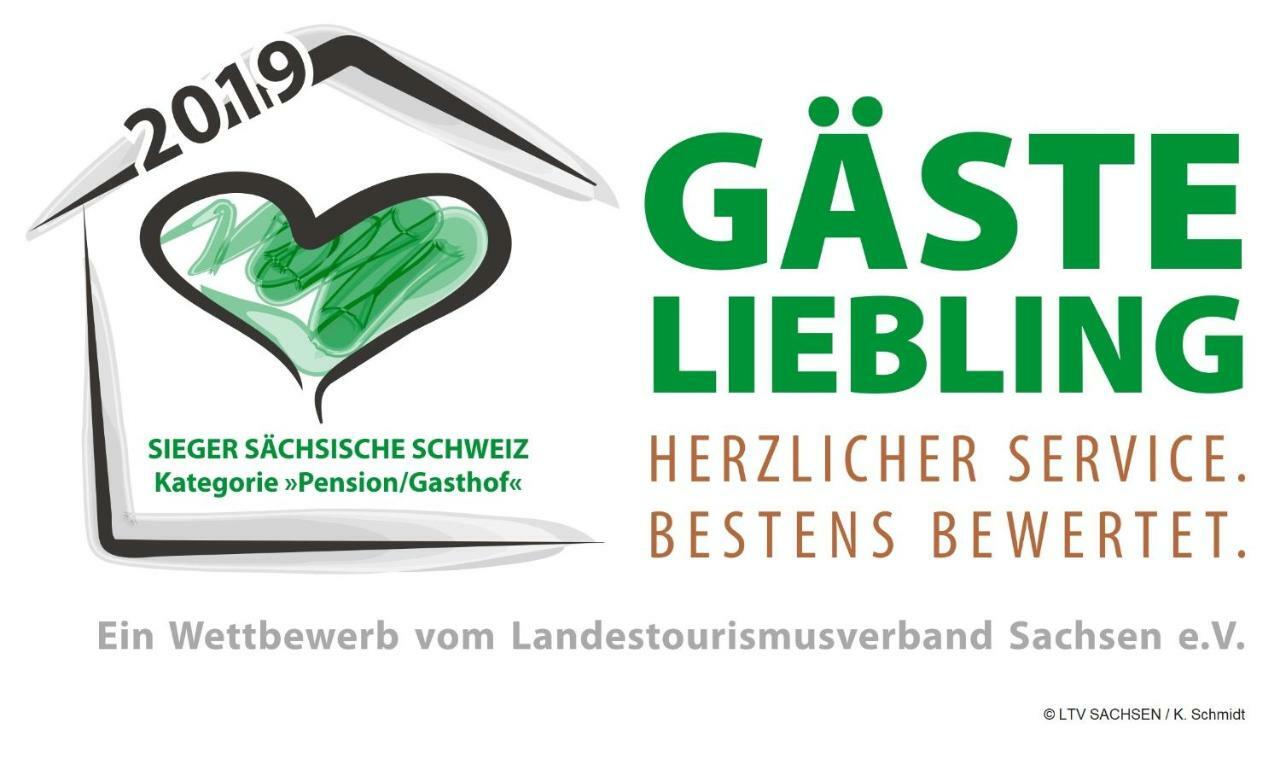 Pension Goldstück Bad Schandau Exterior foto