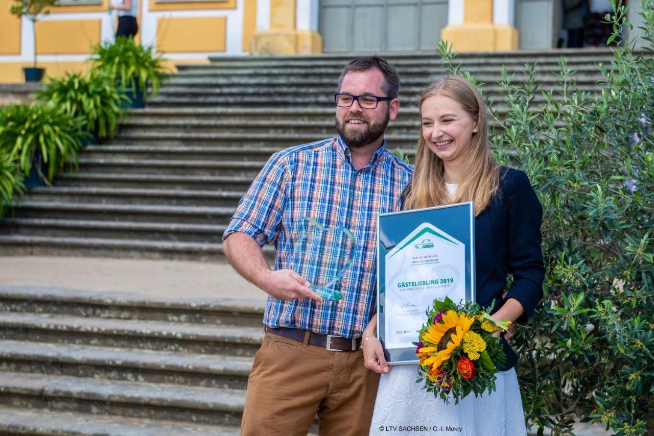 Pension Goldstück Bad Schandau Exterior foto