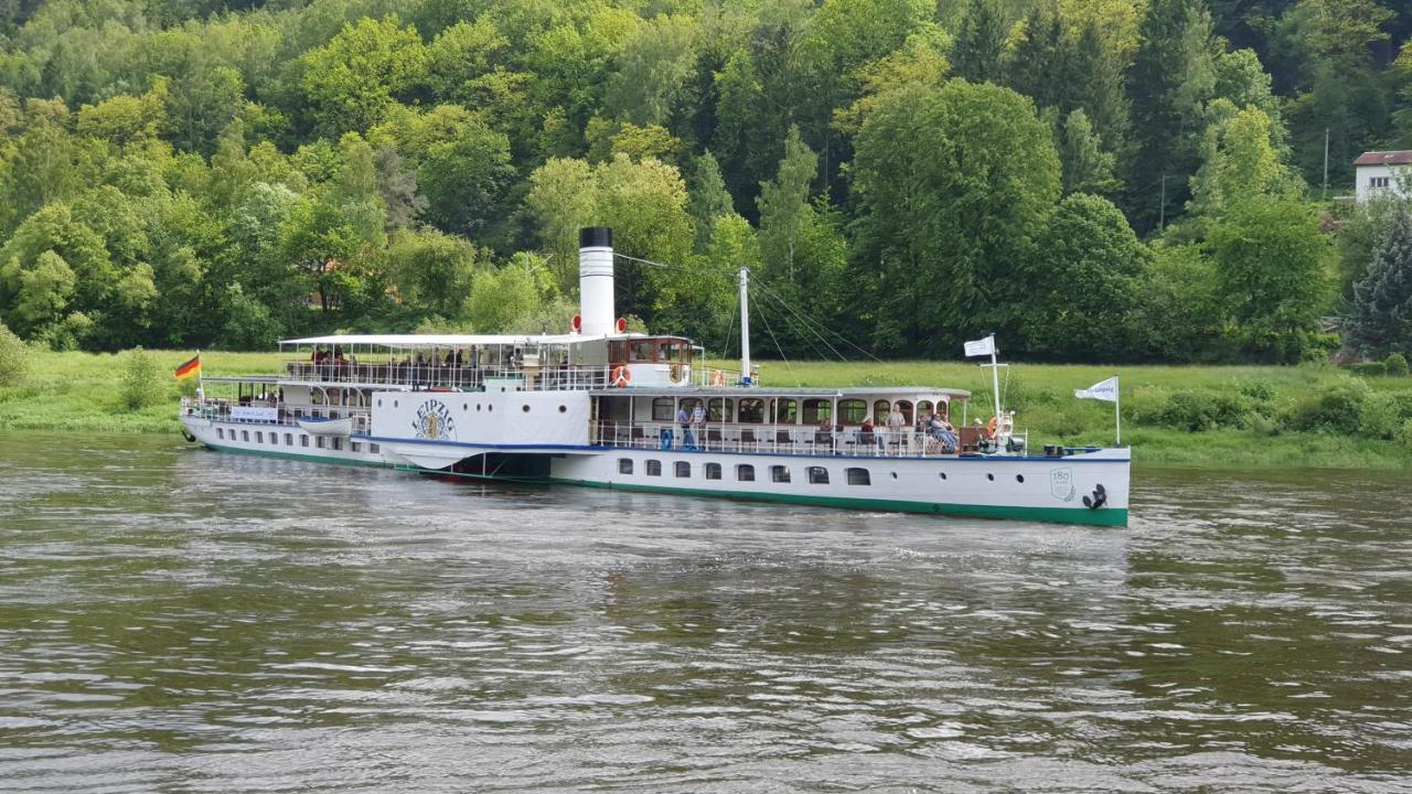 Pension Goldstück Bad Schandau Exterior foto